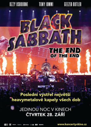 Legendární Black Sabbath se rozloučí s fanoušky i v kinech